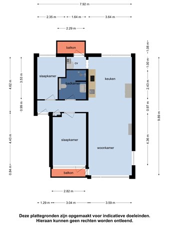 Floorplan - President Jan Lelsstraat 1, 3151 SG Hoek van Holland